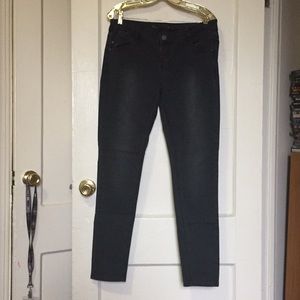 EUC Rampage Super Skinny black Jeans